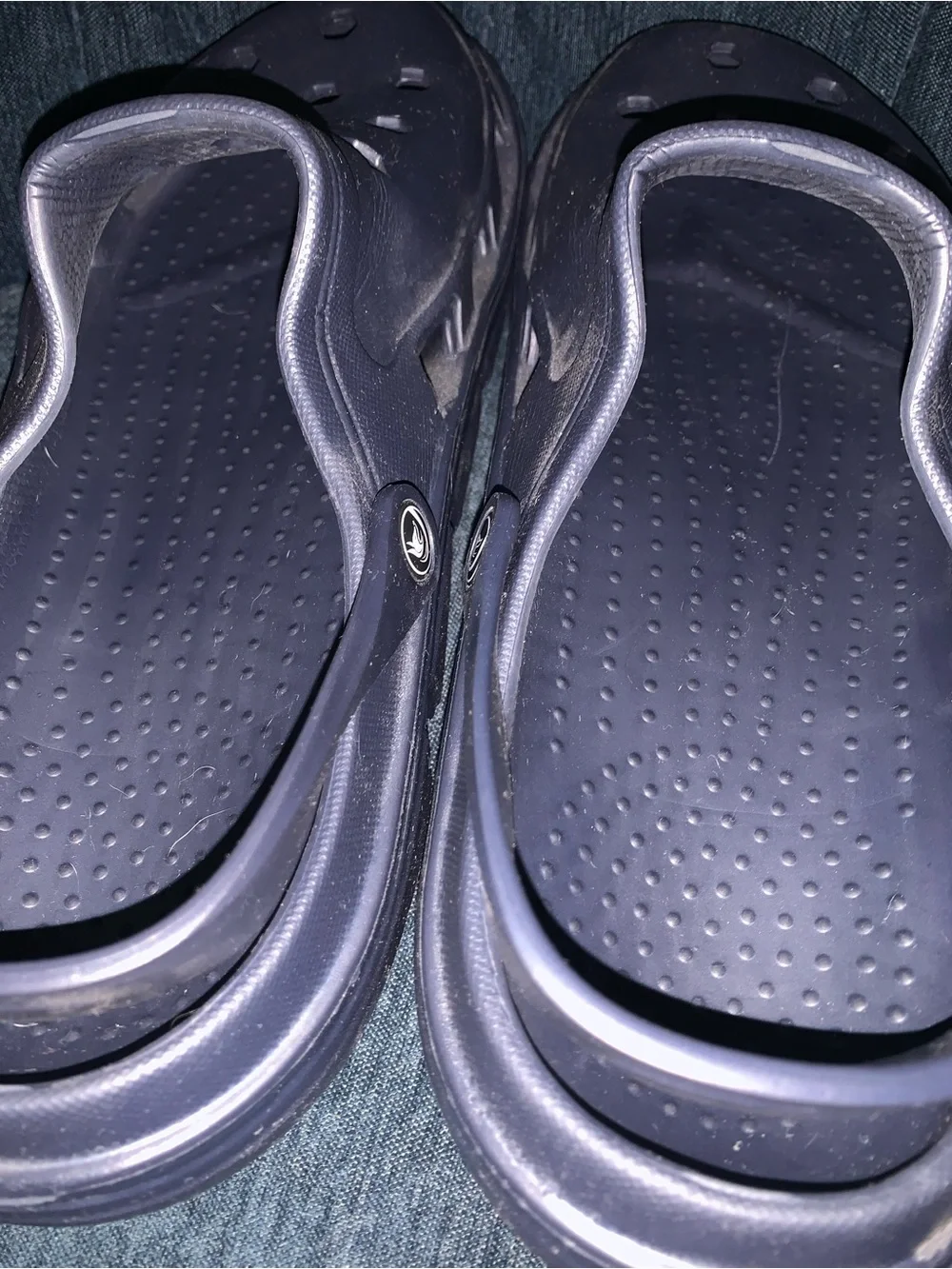 Dark Blue Men’s Classic Clog Sandal NWOT, 14 Men/16 Women’s